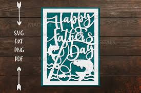 Download Happy Father S Day Cut Out Card Graphic By Cornelia Creative Fabrica PSD Mockup Templates