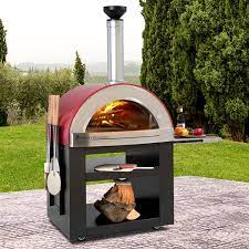Le four barbecue 4,8 kw. Forno Venetzia Four A Bois Exterieur Torino 300 62 Rouge Fvtor300r Rona