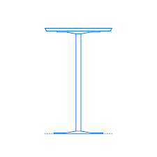 Glass top dining tables have many great perks, but one that is especially fantastic is illuminated when you have a custom base to hold the glass aloft. Dining Tables Dimensions Drawings Dimensions Com
