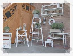 Leiter In Vintage Shabby Style Leiterdekor Selber Bauen Shabby