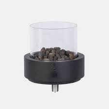 Two Harbors 10 Round Table Fire Pit Black Target Tabletop Fire Bowl Fire Bowls Fire Pit