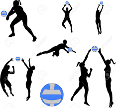 21 1 pallavolo sport black. Sagome Di Giocatori Di Pallavolo Pallavolo Giocatori Di Pallavolo Sagome