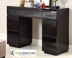 Dressing Table Black Vanity Table Mirrored Vanity Desk Mirrored Furniture