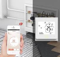 ZigBee Smart Thermostat Programmable Temperature Controller for Water Floor Heating - 【GA】Zigbee Water Floor Heating / Black / Thermostat Only