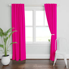 Colorful Fabrics Digitally Printed By Spoonflower Neon Hot Pink Solid In 2020 Hot Pink Bedroom Decor Pink Bedroom Decor Hot Pink Bedrooms