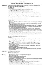 Get new jobs for this search by email. Finance Business Management Resume Samples Velvet Jobs