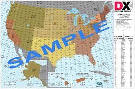 World Grid Square Map Pdf Cqmaps Usghwp-24X36 Dx And Grid Square Maps | Dx Engineering
