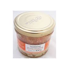 Terrines can be made of minced meat such as game or poultry, or seafood or vegetables. Terrine De La St Sylvestre A La Fine Champagne 100g Epicerie Mirvine