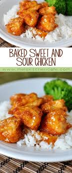 Sweet And Sour Chicken Baked Mel S Kitchen Cafe Recipe Recipes Healthy Recipes Sweet N Sour Chicken