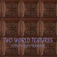 It is whether to texture your ceiling, or to install coffered ceiling using beadboard and stylish fish scale tiles. Second Life Marketplace Ceiling Coffered Wood Square Seamless Texture