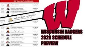 Standings social roster stats videos. Wisconsin Badgers 2020 Football Schedule Preview Youtube