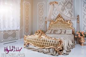 غرفه نوم ازرق عنابي