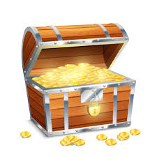 Cofre Con Monedas - Descargar Vectores Gratis, Illustrator Graficos,  Plantillas Diseño
