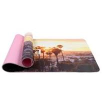 Custom Digital Printing Design Eco-Friendly UV Manufacturer Wholesale  Gymnastics Fitness TPE Pilates Yoga Mat