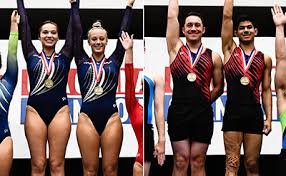 These include athletes of all ages, coaches, officials, parents, and fans striving together to strengthen the sport. Ahsinger Webster Team Up To Win Their Second Women S Synchro Gold At 2019 Usa Gymnastics Championships Usa Gymnastics Championships
