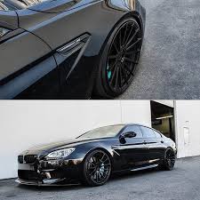 European Auto Source On Instagram A Beautiful Black Sapphire M6 Gran Coupe Showing Off A Vorsteiner Lip And A Set Of Adv1 Wheels Bmw Touring Gran Coupe Bmw