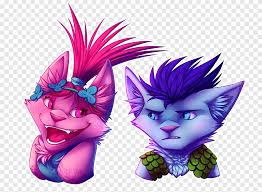 (trolls camp critter pod + poppy & troll baby) | unbox it. Trolls Internet Troll Fan Art Drawing Poppy Purple Violet Png Pngegg