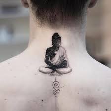 Galaxy Buddha Neck Tattoo By Oscarakermo Tattoos Buddha Tattoos Neck Tattoo