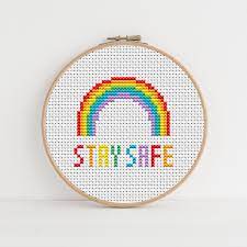 Find out some of the pros and cons for each option. Free Tutorial Stay Safe Rainbow Cross Stitch Pattern And Free Tutorial