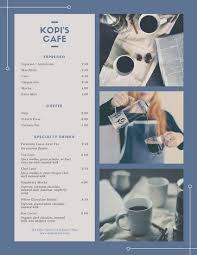 Pale Blue Cafe Menu Inspirasi