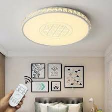 Deckenleuchte gala chintz stoff textilleuchte schlafzimmer. Led 36w Kristall Design Deckenlampe Dimmbar Deckenleuchte Schlafzimmer Ps6701 Ebay