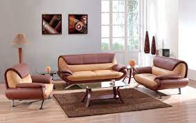 Cheerful Sofa Color Living Room Design Ideas With Glass Table And Brown Cream Le Unique Living Room Furniture Furniture Placement Living Room Living Room Decor
