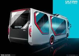 Tata Ultra Electric Bus Concept Looks To Future Of Public Transport Bus Mini Bus Truck Design