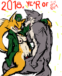 2018 anthro breasts canine clothing duo erection eyewear female  fox glasses hat highres interspecies looking at viewer lt. fox vixen male  mammal military uniform penetration penis sek studios seungnyangi