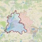 Image of Berlin Wall map