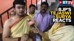 Bjp S Millennial Candidate Tejaswi Surya Reacts To Election Results Youtube