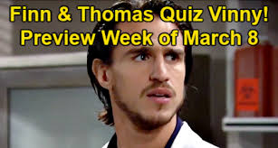 He's a publishing tycoon and handsome bad boy. The Bold And The Beautiful Spoilers Week Of March 8 Preview Thomas Finn Demand Truth From Vinny Steffy S Baby Paternity Celeb Dirty Laundry