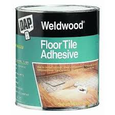 Vinyl tile adhesive is used to attach the vinyl to the floor. Quart Floor Tile Adhesive Dap 136 Apply Over Plywood And Backerboard Clear 6pk Ebay