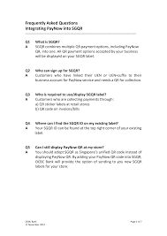 Https Www Ocbc Com Business Banking Accounts And Services Paynow Corporate Assets Pdf Faq Paynow Integrate Into Sgqr Pdf