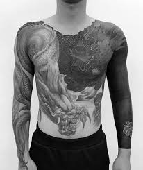 Amazing full body back tattoo | venice tattoo art designs. Top 59 Blackout Tattoo Sleeve Ideas 2021 Inspiration Guide