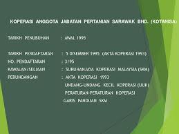 Explore tweets of jabatan pertanian negeri terengganu @doapertaniantrg on twitter. Kotanisa Koperasi Anggota Jabatan Pertanian Sarawak Berhad Ppt Download