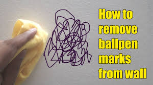 Try blotting the wool with cold water first to how to get even the most stubborn ink stains out of clothing. How To Remove Ball Pen Marks From Wall Youtube