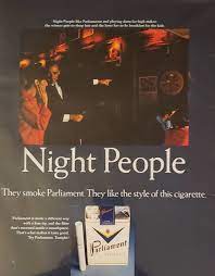 Buy 1967 PARLIAMENT Cigarettes Smoking Tobacco Night People Online in India - Etsy