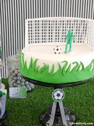 We have everything you need to throw a soccer birthday party or a soccer theme party for a sports banquet. Soccer Football Birthday Party Desserts Table Printables Party Ideas Party Printables Blog