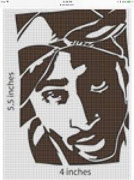 You can also save patterns to your photo library, print patterns directly from within the app, or share patterns with your friends as pdfs! Tupac Cross Stitch Pattern Cross Stitch Patterns Cross Stitch Stitch Patterns