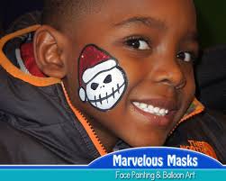 Marvelous Masks Christmas Face Painting for Holiday Parties