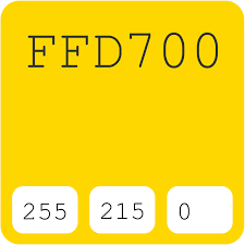 It has a hue angle of 351 degrees, a saturation of 33.6% and a lightness of 57.5%. Gold Golden Ffd700 Hex Color Code Rgb And Paints