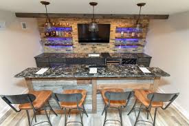 Bring the unique glow of led illumination to the front of your bar with our under bar led lighting. Barnwood Basement Remodel