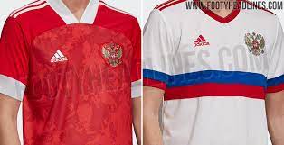 Russia 2020 21 Home Kit Released New Design After Serbia Flag Controversy Footy Headlines
