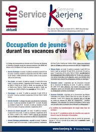 Le vent s'épuise sur la remise où mon piano s'endort enfin après une nuit de chagrin. Csv Kaerjeng Occupation De Jeunes Durant Les Vacances D Ete Facebook