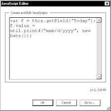 Inserting An Automatic Date Field In Acrobat