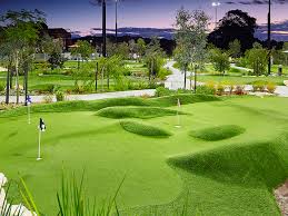 Wemberly hills is a public 9 hole golf course that offers fun and excitement to golfers of all ages and skill. Wembley Mini Golf Mondoluce
