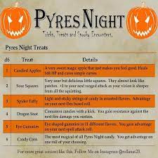 Nat20 Quests Random Tables On Instagram Trick Or Treat Well You Ve Had The Tricks So Now It Dungeons And Dragons Homebrew Sweet Magic Dragon Halloween