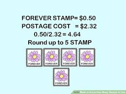 how to know how many stamps to use 11 steps with pictures