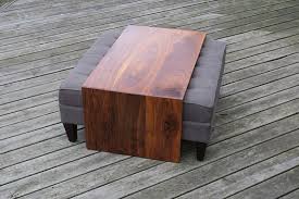 Waterfall Wood Coffee Table Ottoman Coffee Table Top Ottoman Arredamento Salotto Piccolo Arredamento Salotto Salotti Piccoli