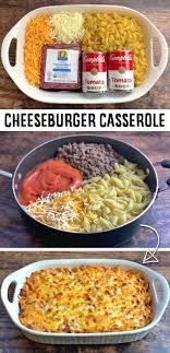 Easy Hamburger Casserole Recipe 4 Ingredients Recipe Recipes Easy Casserole Dishes Easy Casserole Recipes